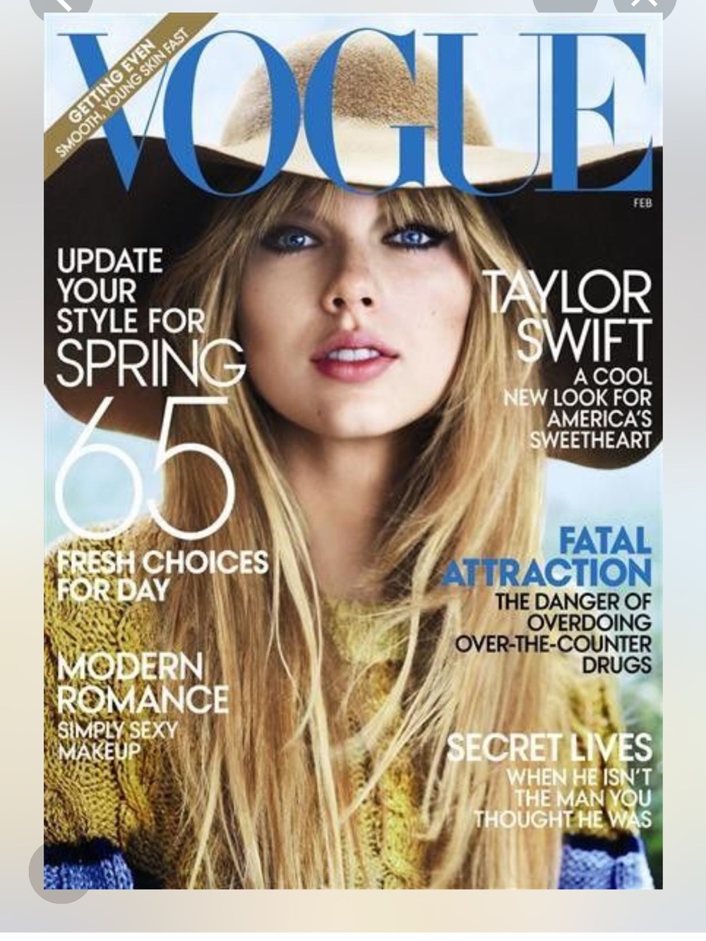 Taylor Swift First VOGUE Cover — Full intact Issue nothing missing/ no label!